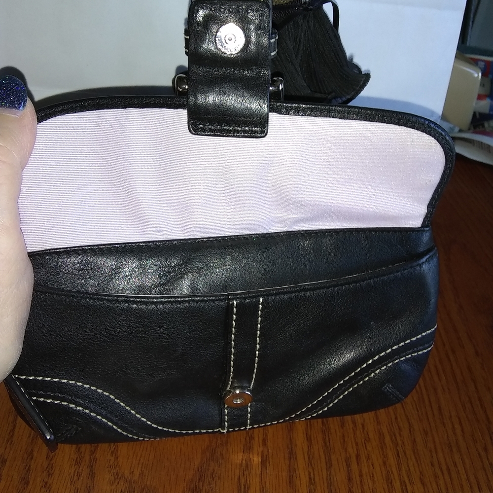 Coach Leather Buckle Mini Bag/Wallet - Picture 3 of 5